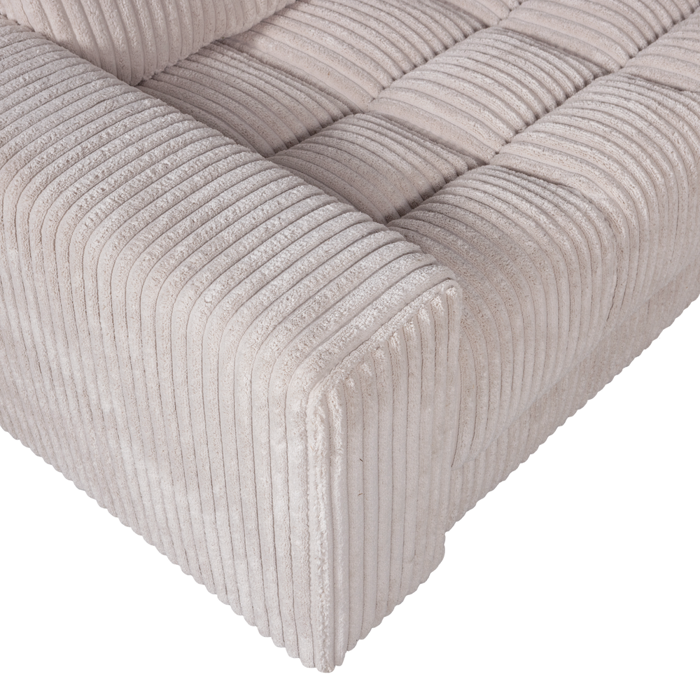 SECOND DATE HOEKBANK LINKS RIBSTOF NATUREL