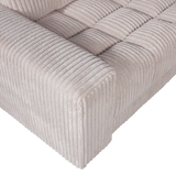 SECOND DATE HOEKBANK LINKS RIBSTOF NATUREL