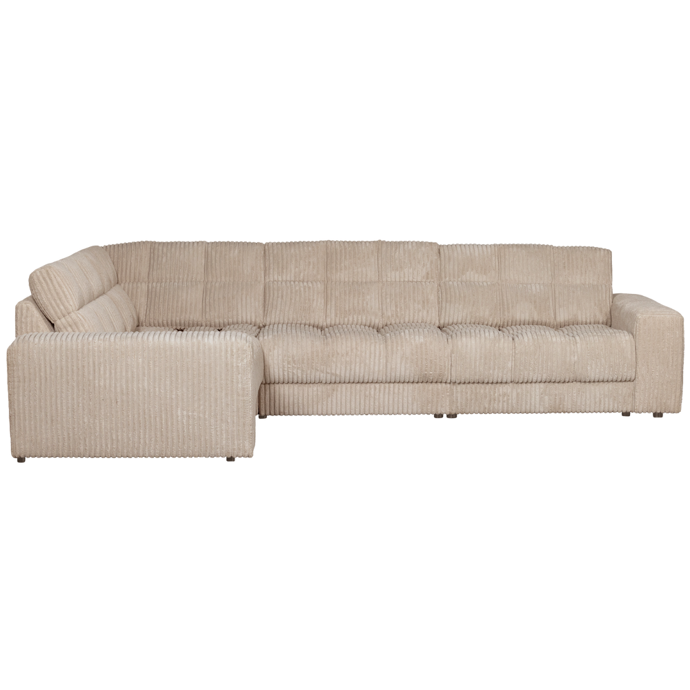 SECOND DATE HOEKBANK LINKS RIBSTOF TRAVERTIN