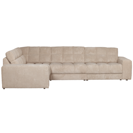 SECOND DATE HOEKBANK LINKS RIBSTOF TRAVERTIN