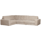 SECOND DATE HOEKBANK LINKS RIBSTOF TRAVERTIN