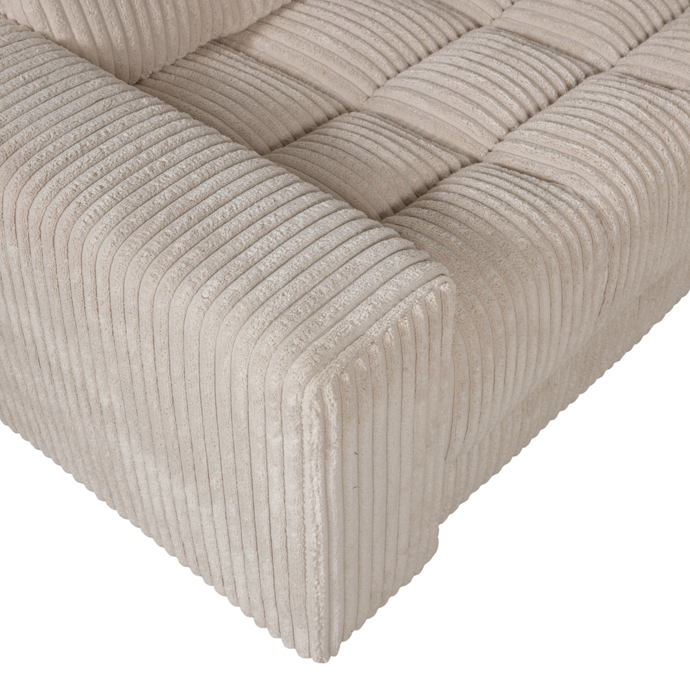 SECOND DATE HOEKBANK LINKS RIBSTOF TRAVERTIN