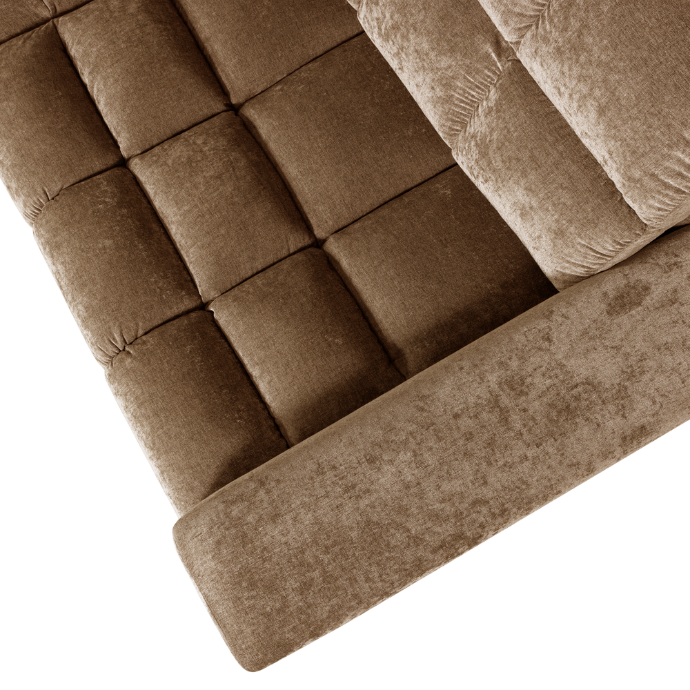 SECOND DATE HOEKBANK LINKS VELVET ZAND