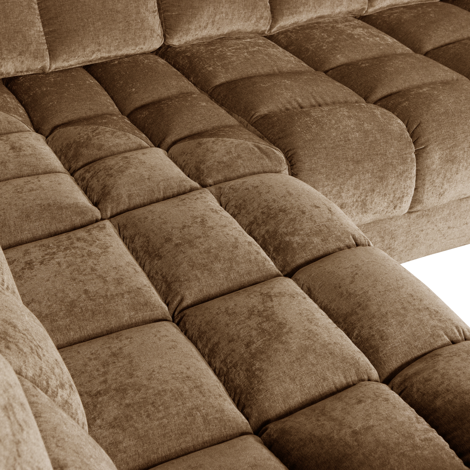 SECOND DATE HOEKBANK LINKS VELVET ZAND