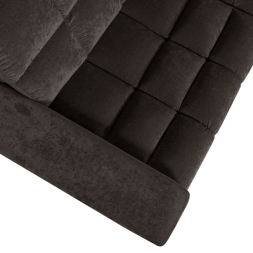 SECOND DATE HOEKBANK RECHTS VELVET ANTRACIET