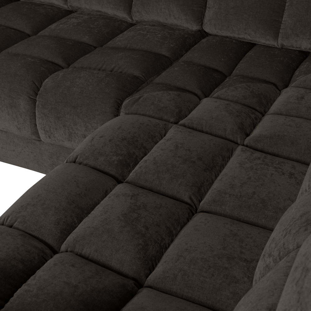 SECOND DATE HOEKBANK RECHTS VELVET ANTRACIET