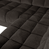 SECOND DATE HOEKBANK RECHTS VELVET ANTRACIET