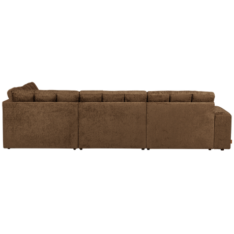 SECOND DATE HOEKBANK RECHTS STRUCTURE VELVET BRASS