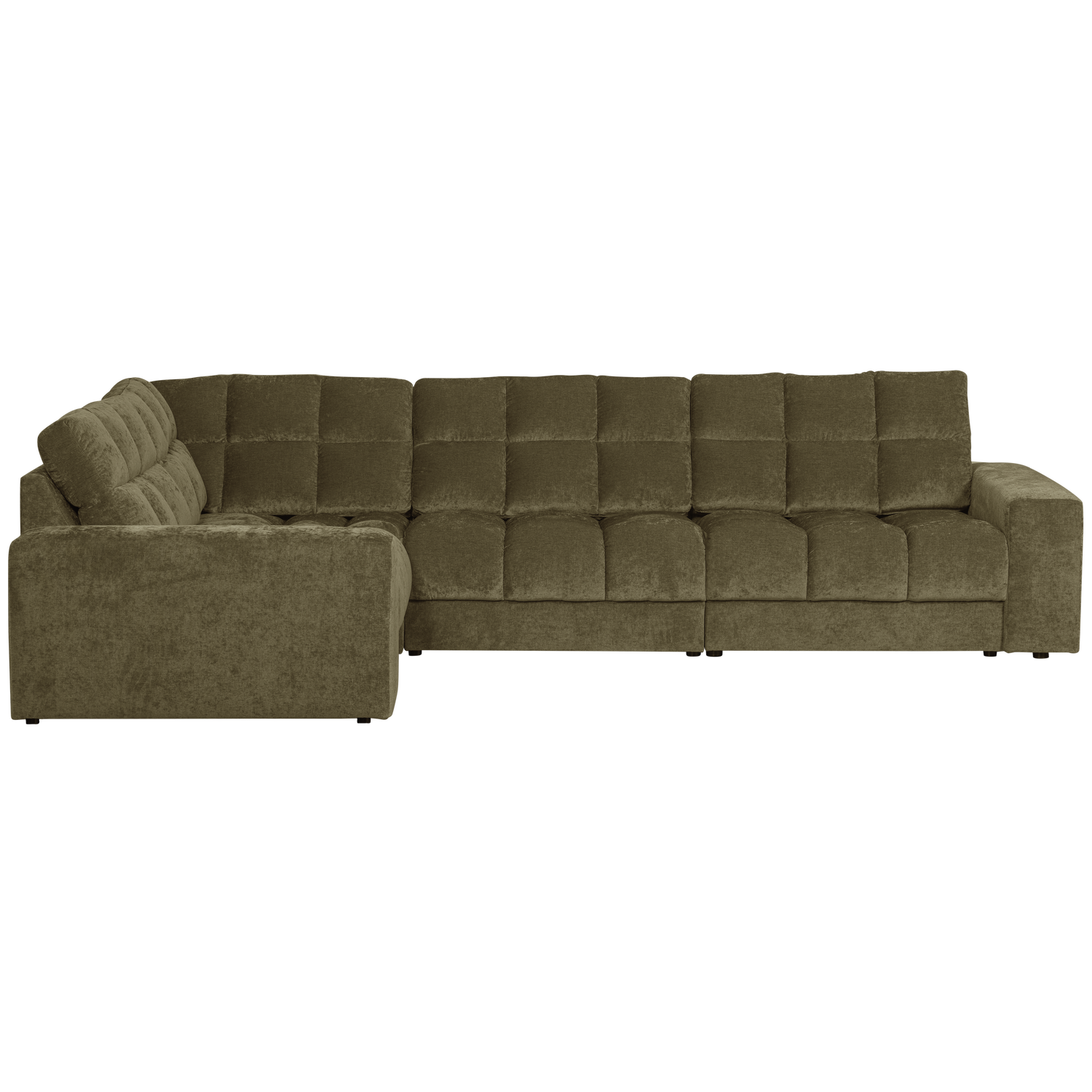 SECOND DATE HOEKBANK RECHTS VELVET GROEN