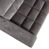 SECOND DATE HOEKBANK RECHTS VELVET GRIJS