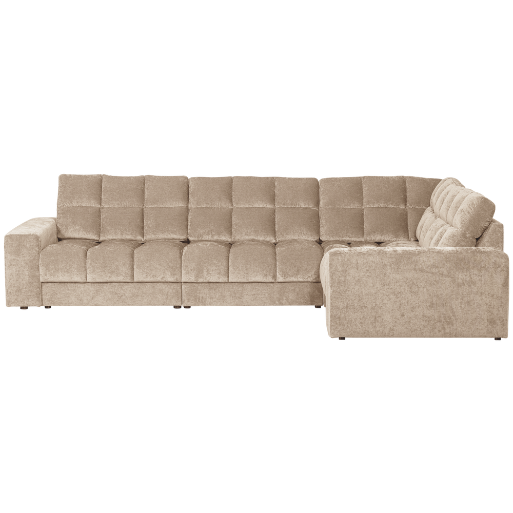 SECOND DATE HOEKBANK RECHTS VELVET NOUGAT