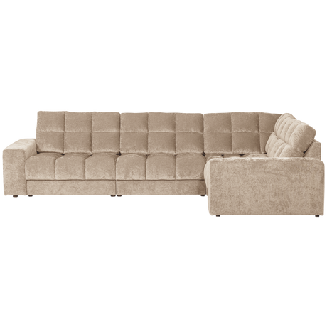 SECOND DATE HOEKBANK RECHTS VELVET NOUGAT