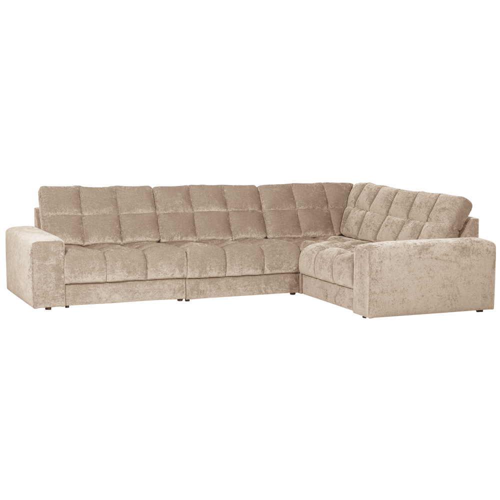 SECOND DATE HOEKBANK RECHTS VELVET NOUGAT