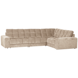 SECOND DATE HOEKBANK RECHTS VELVET NOUGAT