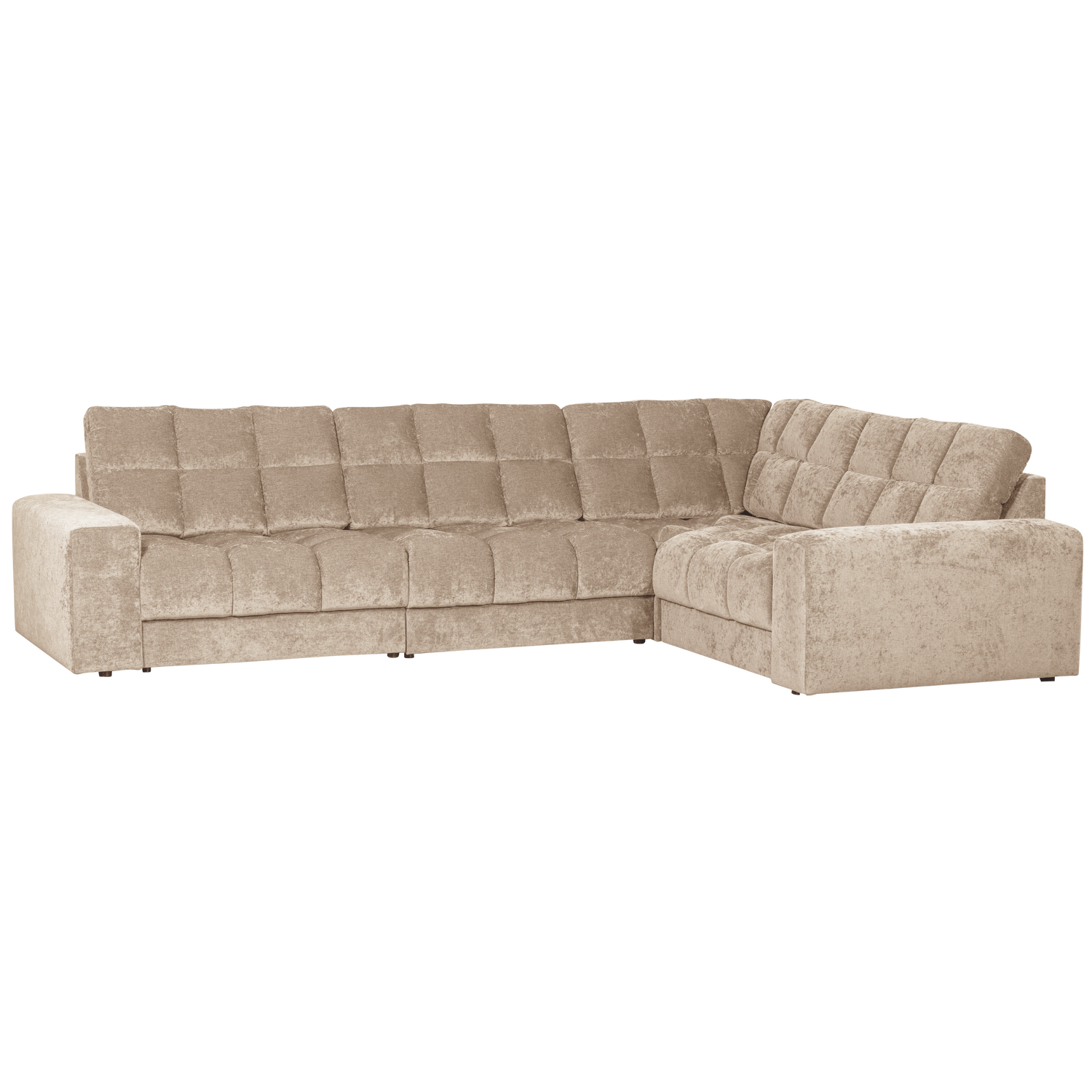 SECOND DATE HOEKBANK RECHTS VELVET NOUGAT