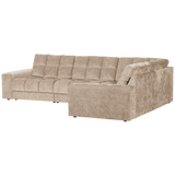 SECOND DATE HOEKBANK RECHTS VELVET NOUGAT