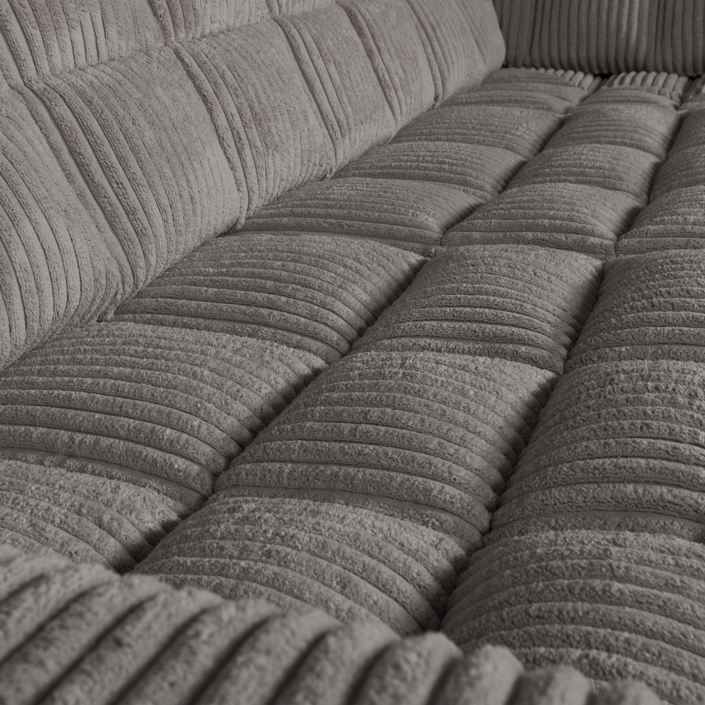 SECOND DATE HOEKBANK RECHTS RIBSTOF TERRAZZO