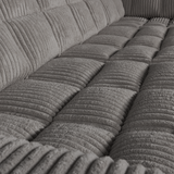 SECOND DATE HOEKBANK RECHTS RIBSTOF TERRAZZO