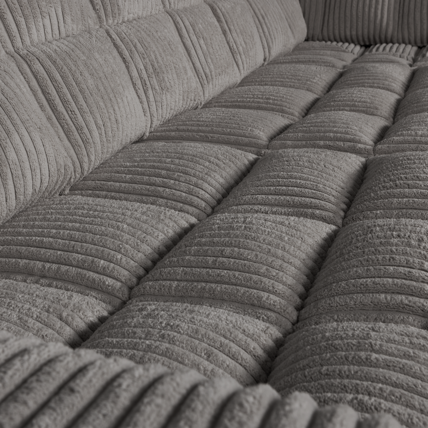 SECOND DATE HOEKBANK RECHTS RIBSTOF TERRAZZO