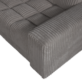 SECOND DATE HOEKBANK RECHTS RIBSTOF TERRAZZO