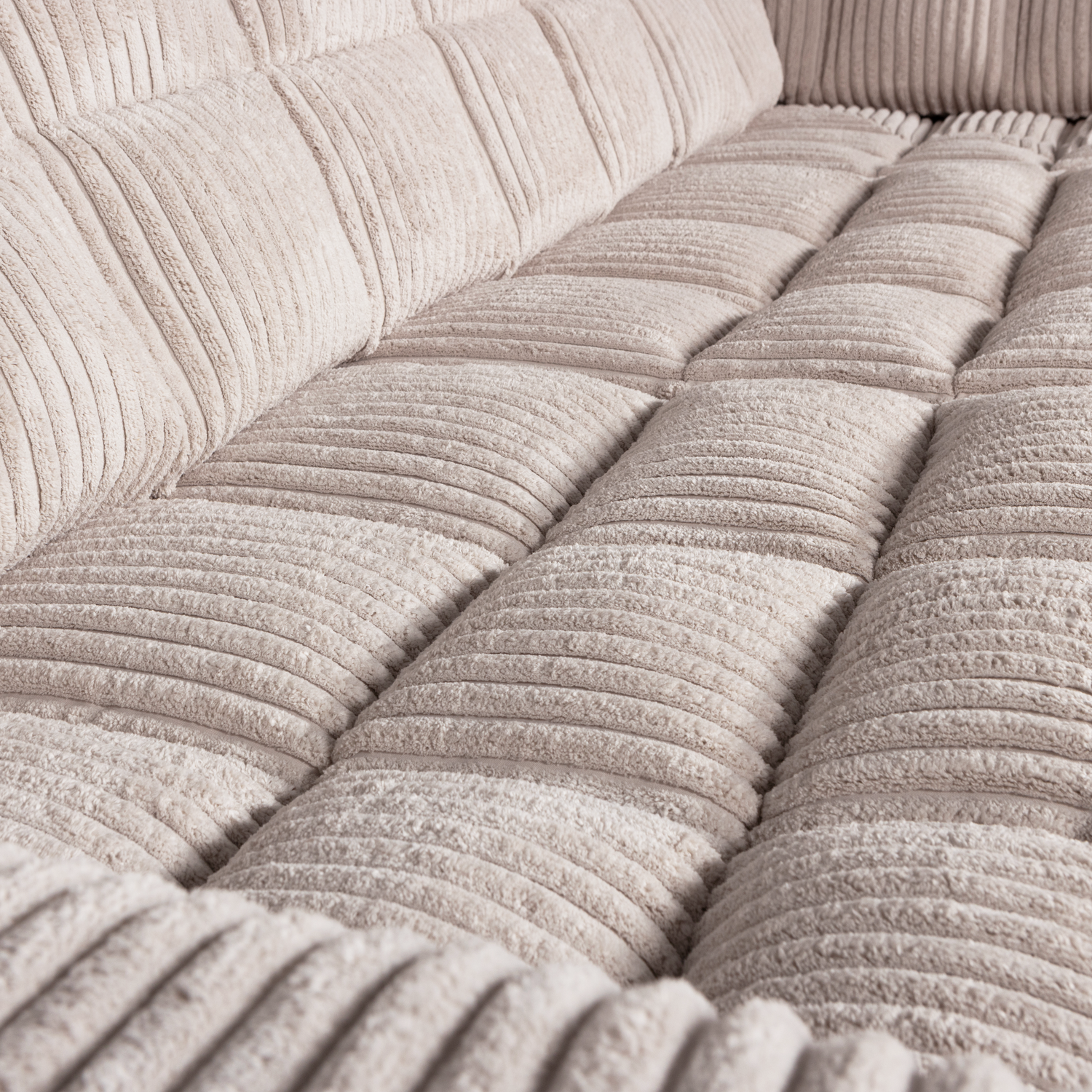 SECOND DATE HOEKBANK RECHTS RIBSTOF NATUREL