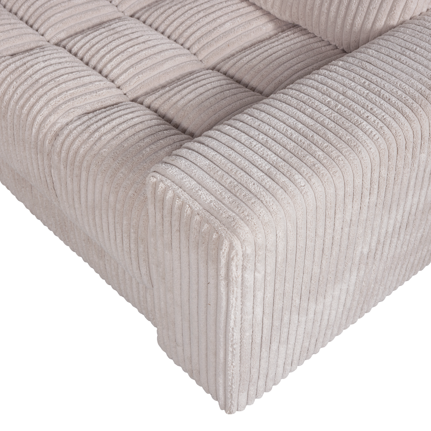 SECOND DATE HOEKBANK RECHTS RIBSTOF NATUREL