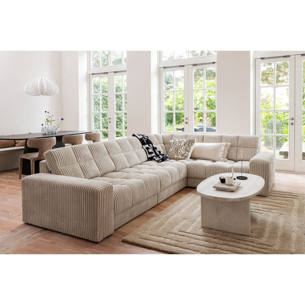 SECOND DATE HOEKBANK RECHTS RIBSTOF NATUREL