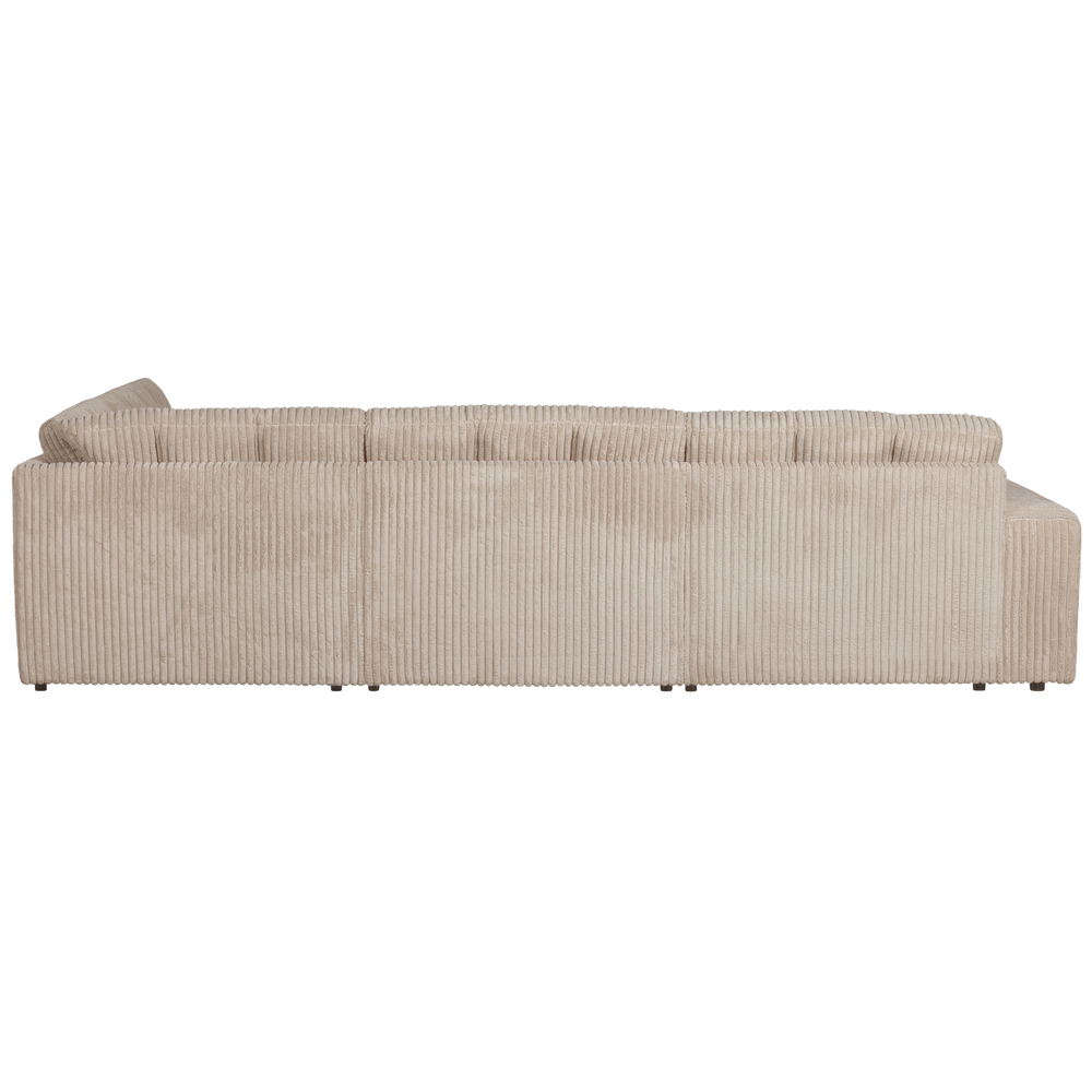 SECOND DATE HOEKBANK RECHTS RIBSTOF TRAVERTIN