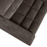 SECOND DATE HOEKBANK RECHTS VELVET WARMGRIJS