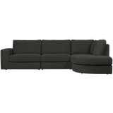 FAMILY HOEKBANK RONDING RECHTS ANTRACIET