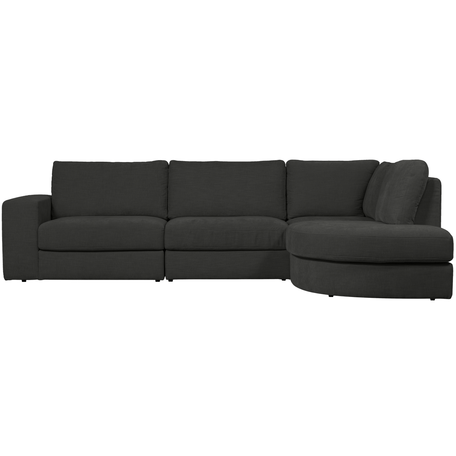 FAMILY HOEKBANK RONDING RECHTS ANTRACIET