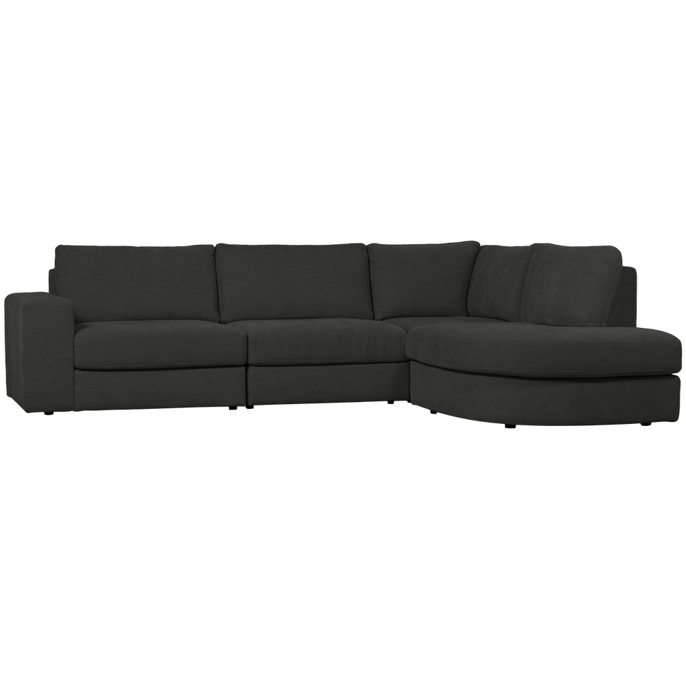 FAMILY HOEKBANK RONDING RECHTS ANTRACIET