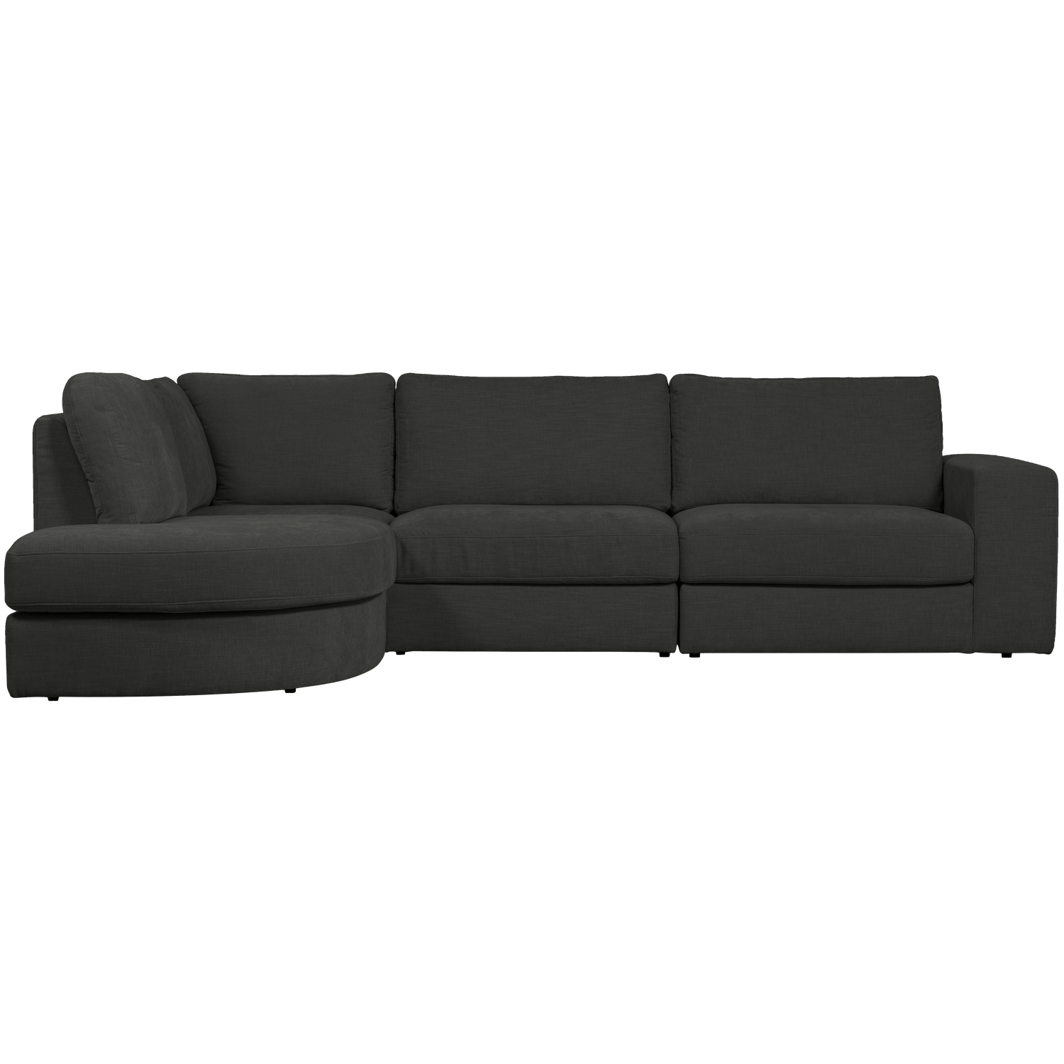 FAMILY HOEKBANK RONDING LINKS ANTRACIET