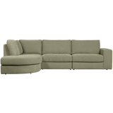 FAMILY HOEKBANK RONDING LINKS GROEN