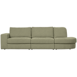 FAMILY 2,5-ZITS BANK RONDING RECHTS GROEN