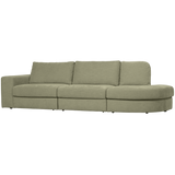 FAMILY 2,5-ZITS BANK RONDING RECHTS GROEN