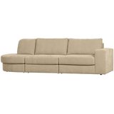 FAMILY 2,5-ZITS BANK RONDING LINKS ZAND