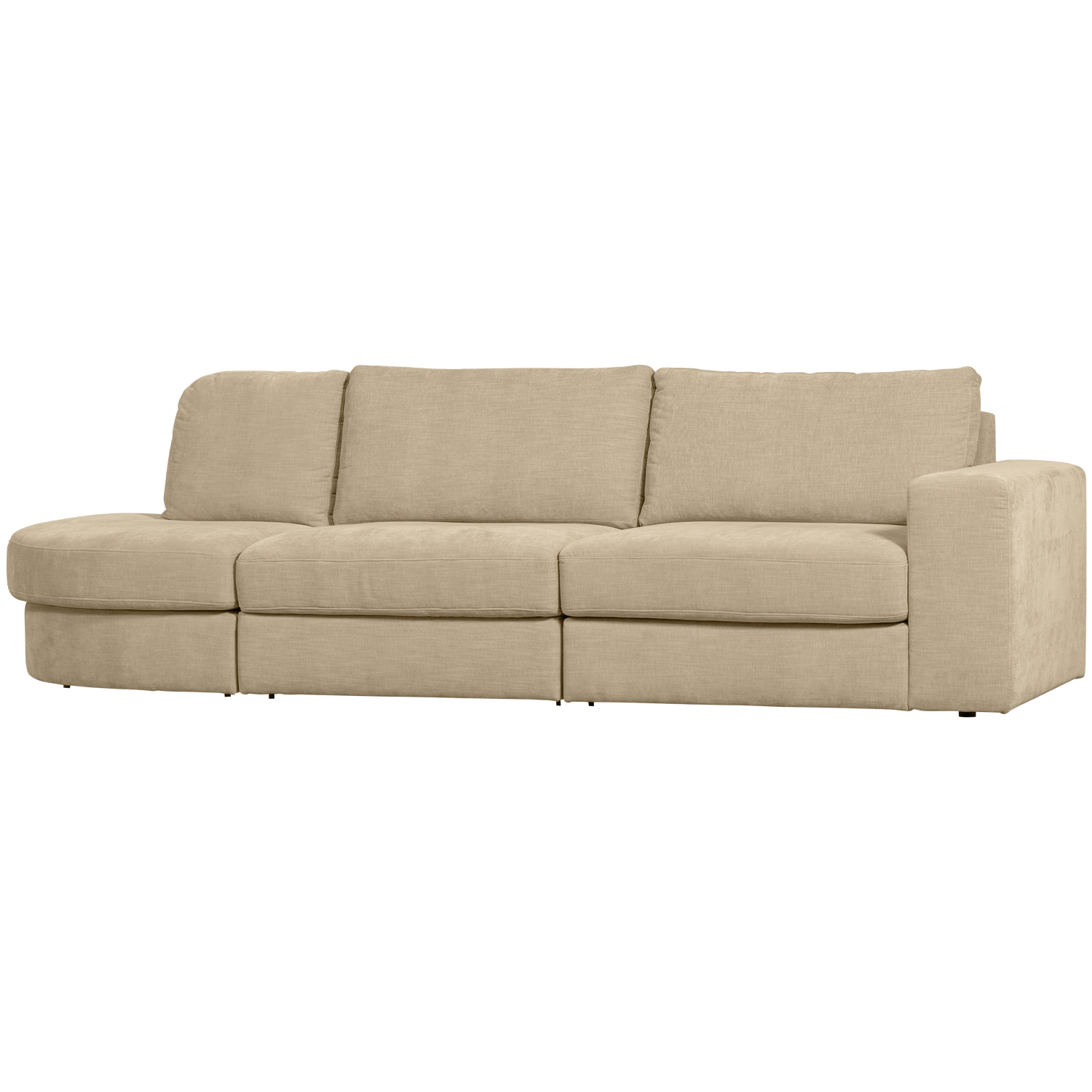 FAMILY 2,5-ZITS BANK RONDING LINKS ZAND