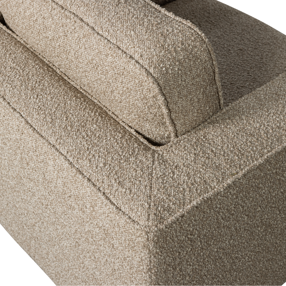 LAZY DRAAIFAUTEUIL BOUCLE ZAND
