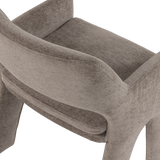 BIGFOOT EETKAMERSTOEL CHENILLE TAUPE [fsc]