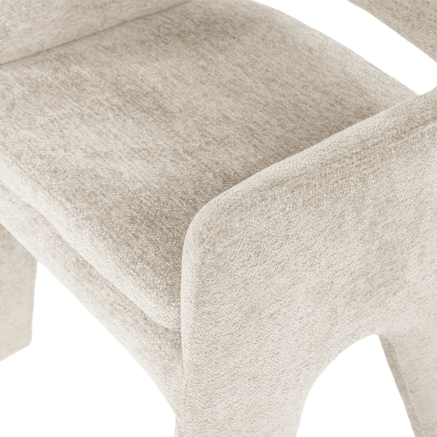 BIGFOOT EETKAMERSTOEL CHENILLE ZAND [fsc]