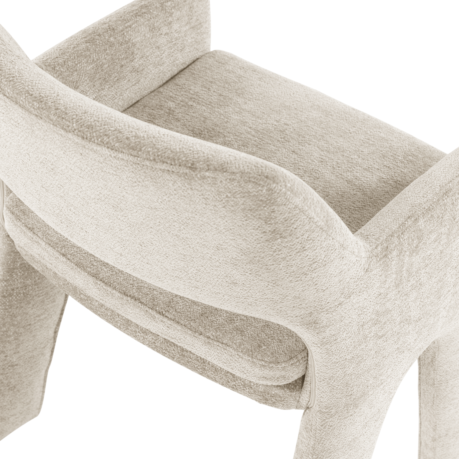 BIGFOOT EETKAMERSTOEL CHENILLE ZAND [fsc]