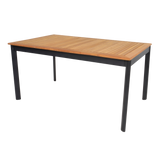 Tuintafel Monza antraciet 150x90cm