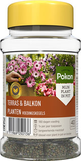 Pokon - Terras & Balkon Planten Voedingskegels 40 stuks