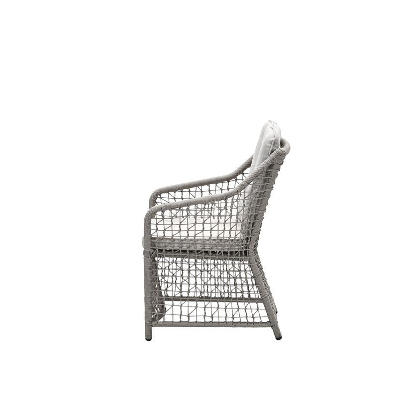 Garden Impressions - Vasto dining fauteuil - rope taupe - desert sand