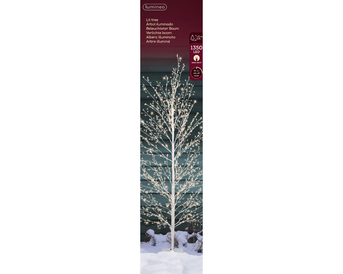 Micro LED boom pvc steady buiten dia60cm x H.150cm