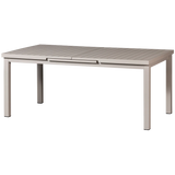 WOOOD - Mobile uitschuifbare tuintafel alu zand 240x100/180x100cm
