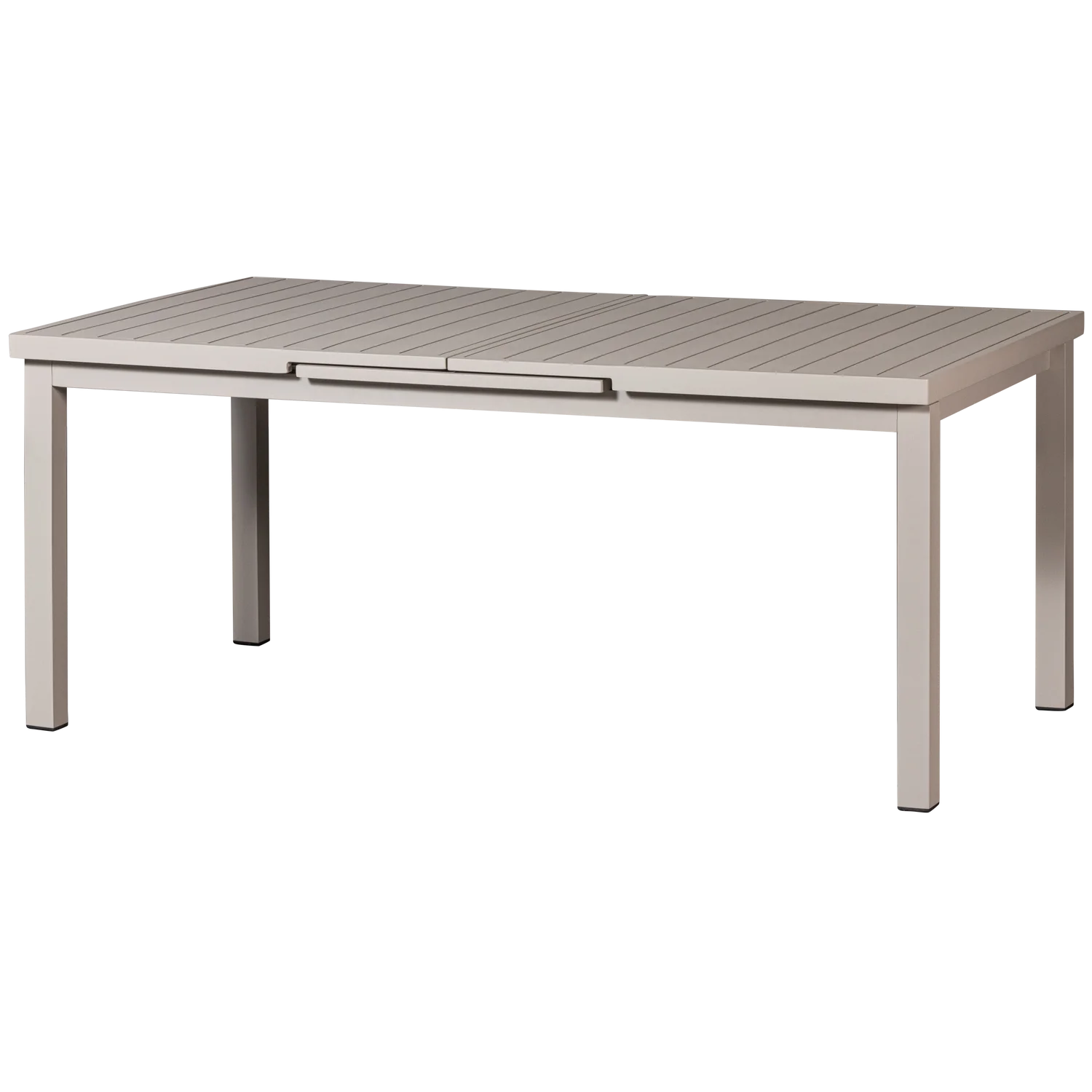 WOOOD - Mobile uitschuifbare tuintafel alu zand 240x100/180x100cm
