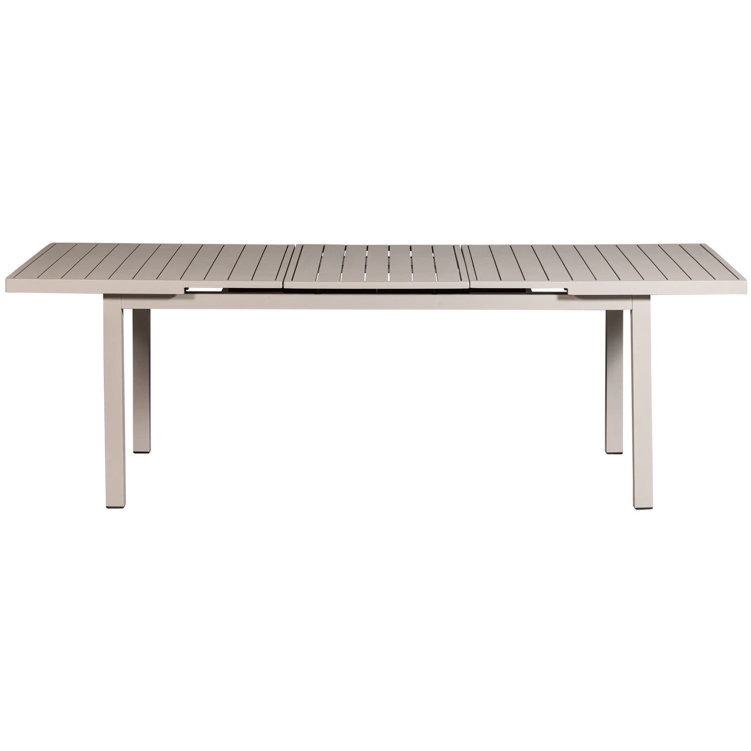 WOOOD - Mobile uitschuifbare tuintafel alu zand 240x100/180x100cm