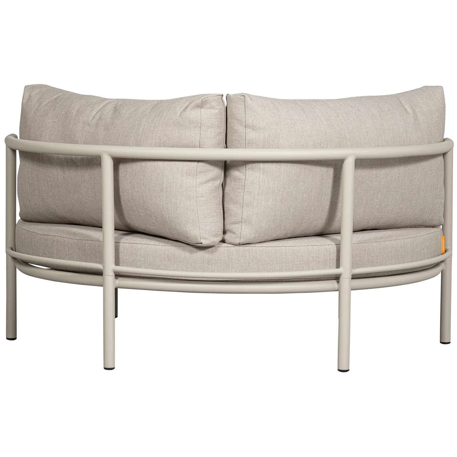 Exotan - Mulberry rond loungebed aluminium zand